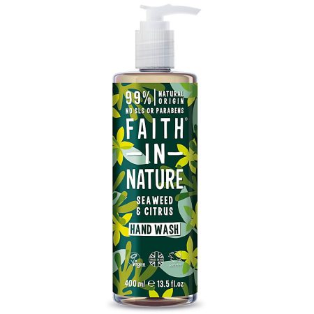 FAITH IN NATURE - Gel de mãos de algas marinhas e citrinos