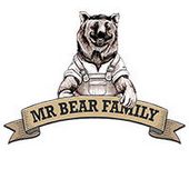 Mr Bear Family óleo e champô para barba logotipo