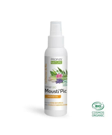 Spray repelente mosquitos 100% natural com óleos essenciais PRPOS'NATURE NATURIBIO