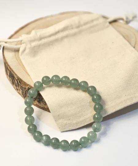 pulseira de energia aventurina naturibio 8 mm